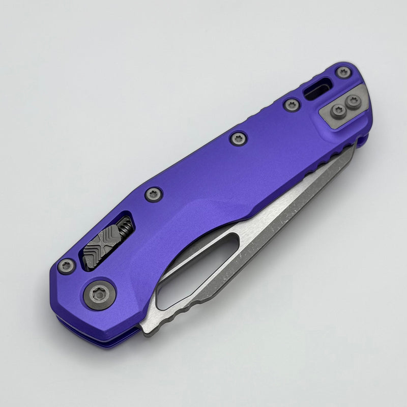 Microtech Knives MSI RAM LOK Purple Aluminum & Apocalyptic M390MK 210-10APPU