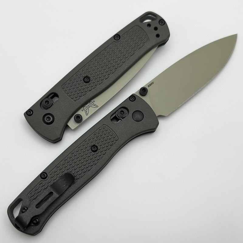 Benchmade Bugout Dark Olive Grivory & Desert Verde Cerakote S30V 535TN-11