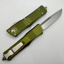 Microtech Combat Troodon Single Edge Stonewash & OD Green 143-10OD