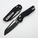 Microtech MSI RAM LOK Mini Black Fluted Aluminum Handles w/ Black M390MK 210M-1FL