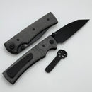 Chaves Knives Sangre 229 w/ Black Micarta & Black Wharncliffe Elmax - Blue Label