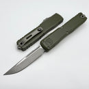 Microtech Ultratech ZBP S/E Apocalyptic M390MK w/ Cerakote OD Green Handle 1121-10APOD