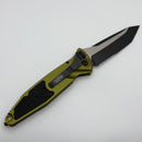 Microtech Socom Elite Auto w/ OD Green Handles & Black Tanto Part Serrated 161A-2OD