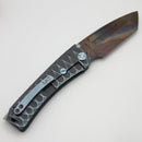 Medford Marauder H Bead Blast/Brush/Green Diamondhead Sculpted Handles w/ Green Hardware & S45VN Vulcan Tanto
