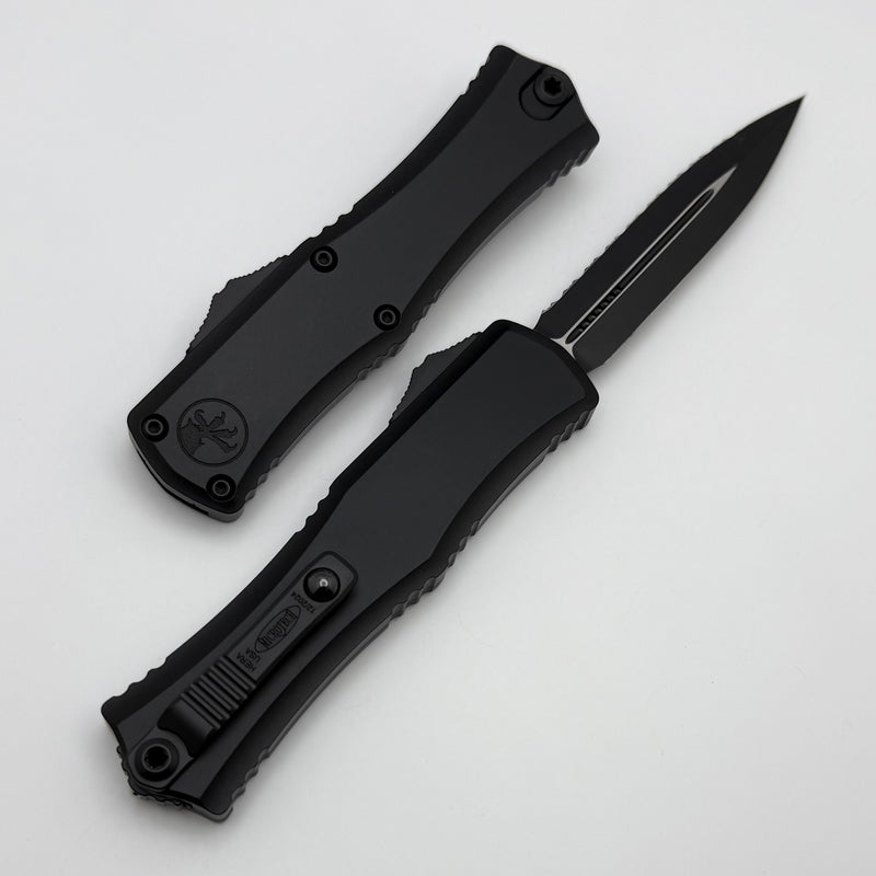 Microtech Knives Mini Hera Tactical Black Full Serrated D/E M390MK 1702M-3T