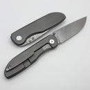 Vanguard Cheetah Gray Titanium Integral w/ VG10 Damascus Blade