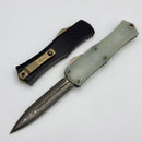 Marfione Custom Mini Hera II Jade G-10/Aluminum Handle & Hatori Cowry-y Damascus D/E