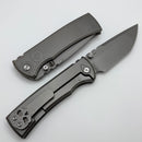 Chaves Knives Redencion 229 Radiation Titanium Integral & Stonewash M390 Tanto
