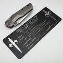 Marfione Custom MSI RAM LOK Mini Double Vapor Blast Titanium Handles w/ Double Vapor Blast Accents & Mirror M390MK