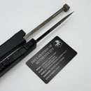 Microtech Marfione Select Nemesis IV Black Handle w/ Bronze Ti Accents & 4.4" D/E Baker Forge Coppermai 1152-16MS1