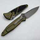 Microtech Socom Elite Single Edge Apocalyptic Standard Manual & OD Green 160-10APOD