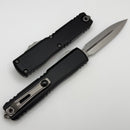 Microtech Ultratech Gen IV D/E Stonewash Standard w/ Black Handle 11224-10
