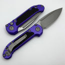 Microtech Knives LUDT Gen III Apocalyptic Drop Point w/ Purple Handle 1135-10APPU