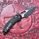 Pre-Owned Microtech Knives Manual Stitch RAM LOK Fluted Aluminum Outbreak w/ M390MK Signature Series 169RL-1FLOBS