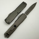 Microtech Ultratech ZBP D/E Partial Serrated Apocalyptic w/ Natural Clear Handle 1122-11APNC
