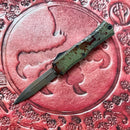 Pre-Owned Microtech Knives Mini Hera Outbreak D/E M390MK Signature Series 1702M-1OBDS