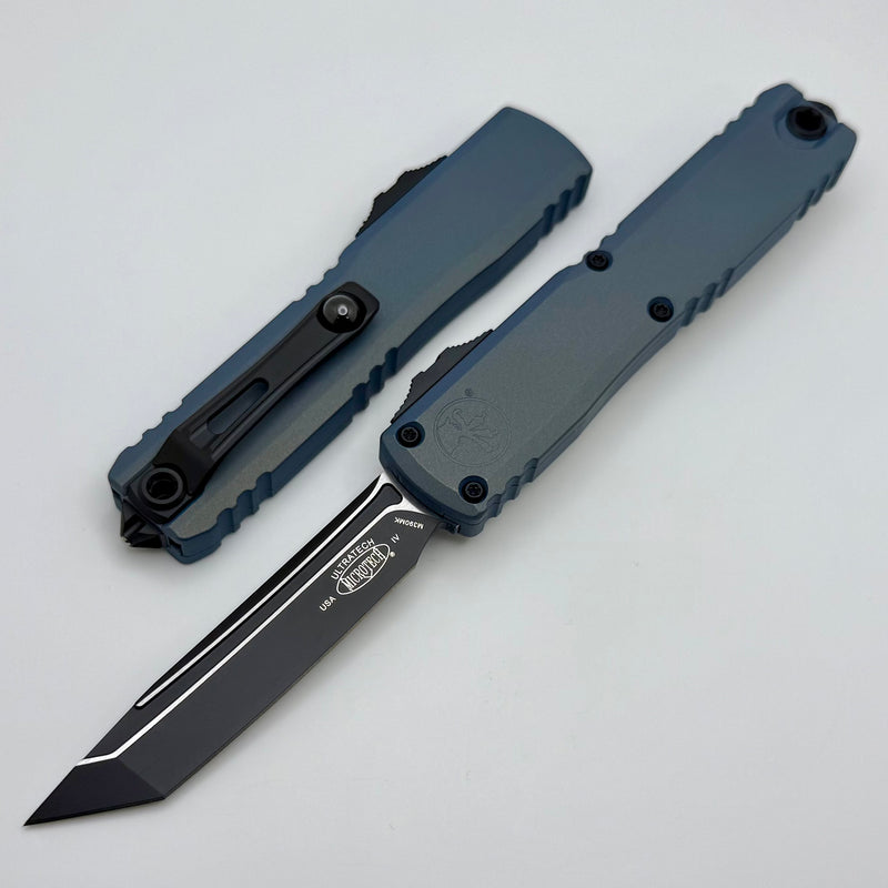 Microtech Ultratech Gen IV T/E Tactical Standard w/ Caspian Blue Handle 11234-1CU