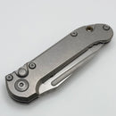 Microtech Knives LUDT Gen III Slab Side Titanium Handles w/ Partial Serrated Stonewash Tanto & Bronze Accents 1136-11MS1