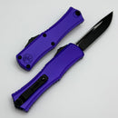 Microtech Knives Mini Hera Black S/E M390MK w/ Purple Handle 1703M-1PU
