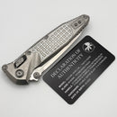 Marfione Select Microtech Socom Ram-Lok Titanium Frag Handles w/ Purple Accents & Tanto Stonewash M390MK 161RL-10FRMS4