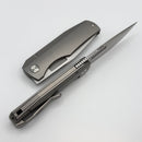 Vero Engineering Nova Mini w/ Stonewash Titanium Handles & Hand Satin M390