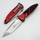 Microtech Socom Elite T/E Manual Red Stonewash Standard 161-10RD
