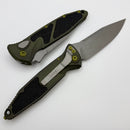 Microtech Socom Elite Auto Distressed Grenade Green w/ Apocalyptic S/E 160A-10APDGG-U25