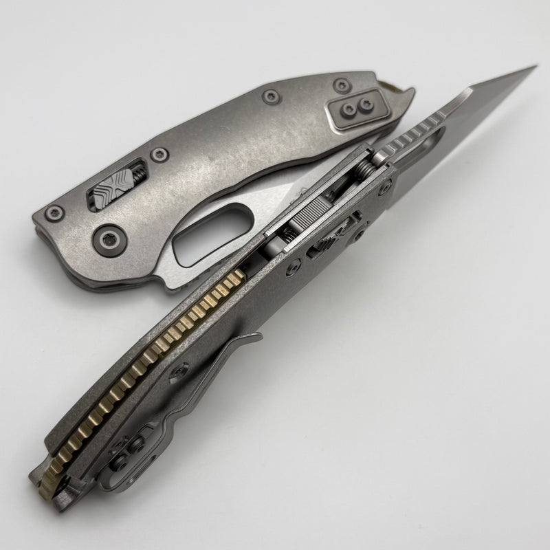 Microtech Marfione Select Manual Stitch RAM LOK Titanium Handles & Sto