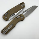 Microtech Knives MSI RAM LOK Dark Earth Polymer & Appcalyptic Full Serrated M390MK 210T-12APPMDE