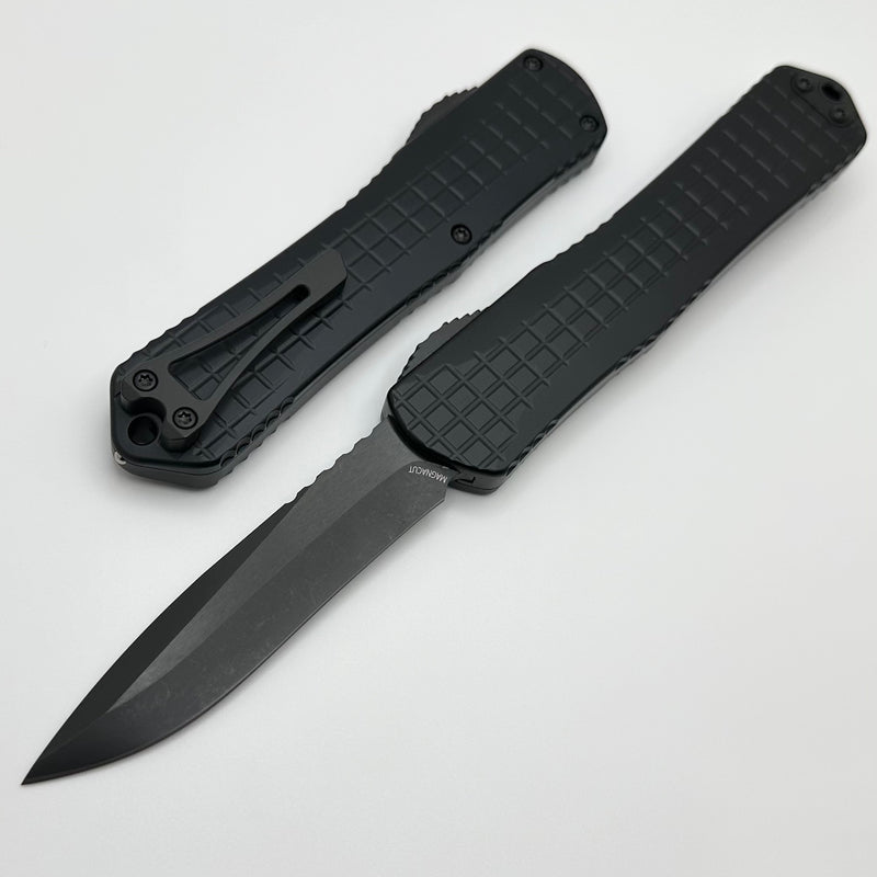 Heretic Knives Manticore X Black Frag Handle & DLC Recurve MagnaCut H033F-6A-T