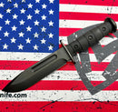 Medford Knife USMC Fighter Fixed Blade CPM-S35VN PVD & Black G-10