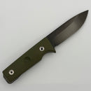 Medford 1881 Knife Works The San w/ OD Green G-10 & DLC 1095 CV Fixed Blade