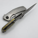 Tactile Knife Co Archer Ridged Titanium Framelock w/ MagnaCut