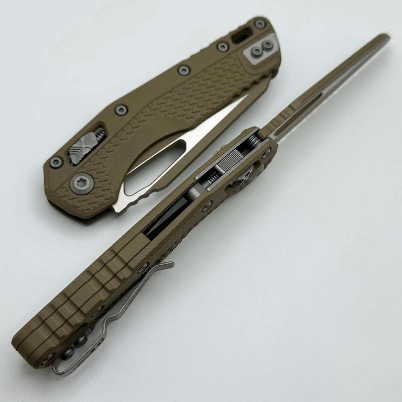 Microtech Knives MSI RAM LOK Dark Earth Polymer & Dark Earth Cerakote Full Serrated M390MK 210T-3PMCDE-A6