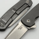 Defiant 7 Servo w/ Textured Titanium Handles & 3.5" Stonewash MagnaCut