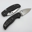 Spyderco Sage 6 w/ Peel Ply Carbon Fiber Scales w/ CPM-S90V Sprint Run C123CFBCLS90VP