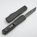 Microtech Ultratech ZBP Hellhound Apocalyptic Natural Clear Signature Series 1119-10APNCS