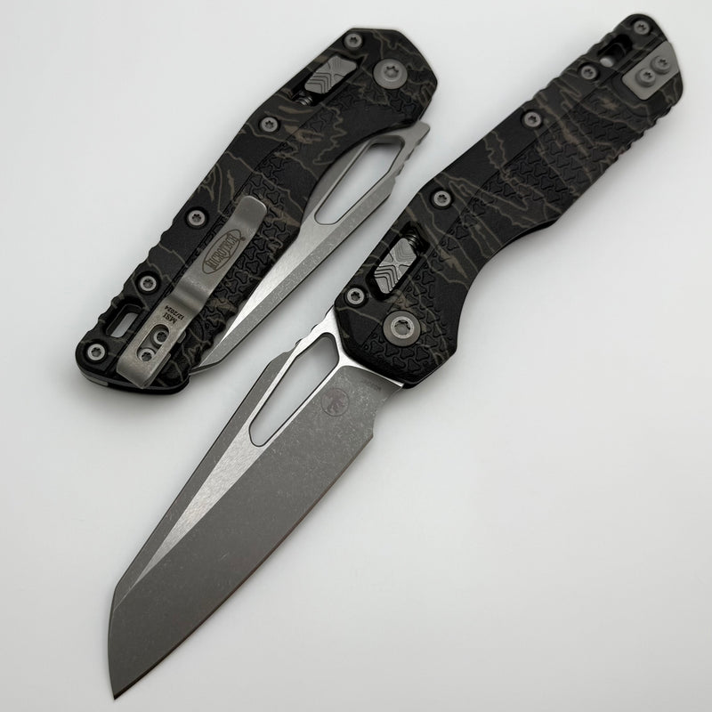 Microtech Knives MSI RAM LOK Tiger Stripe Camo Polymer & M390MK Apocalyptic 210T-10APPMTSC