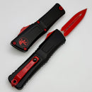 Microtech Knives Combat Troodon Gen III Black D/E w/ Red Accents 1142-1RDSK