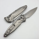 Marfione Select Microtech Socom Delta Ram-Lok w/ Titanium Handles & Purple Accents & Spear Point Stonewash M390MK 159RL-10SMS4