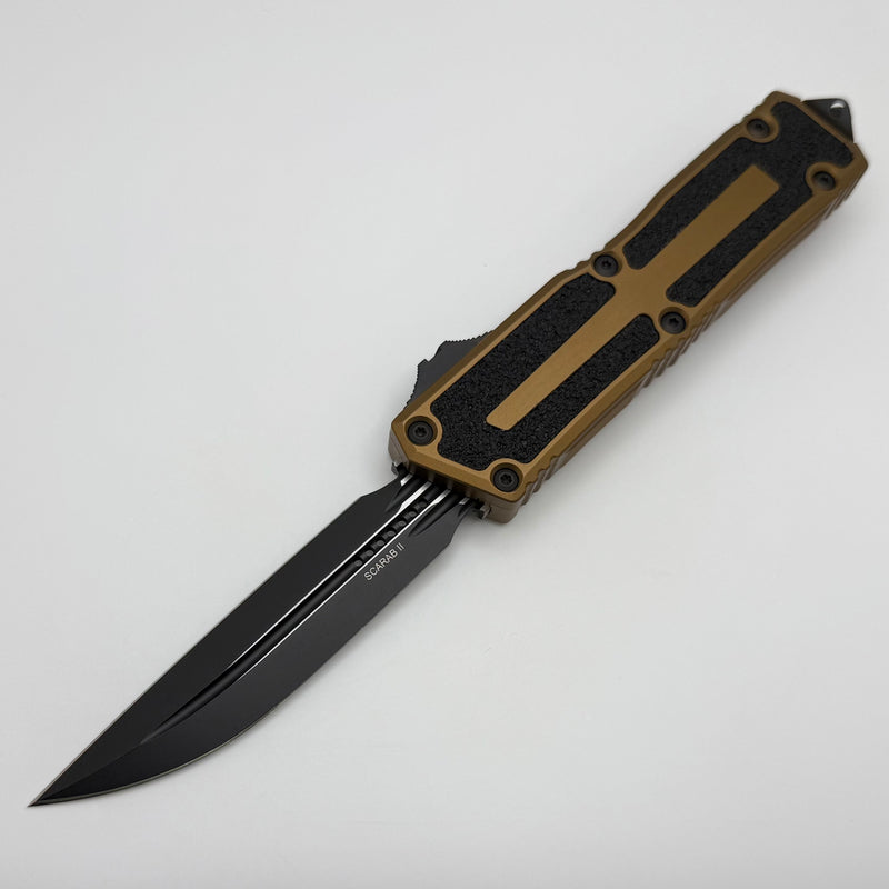 Grenade Blem Microtech Scarab 2 Gen 3 D/E-S Tactical w/ Tan Handle 1180-1TA