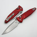 Microtech Socom Ram-Lok w/ Red Aluminum Frag Handles & S/E Stonewash M390MK 160RL-10FRRD