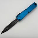 Grenade Blem Microtech Ultratech Gen IV D/E Tactical Standard w/ Blue Handle 11224-1BL