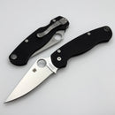 Spyderco Para-Military 2 Black G-10 PM2 S45VN C81GP2