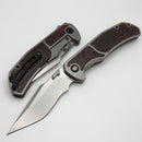 Mechforce Hellraiser Ti Handle w/ Lava Flow Carbon Fiber Inlays & Stonewash Vanax Superclean