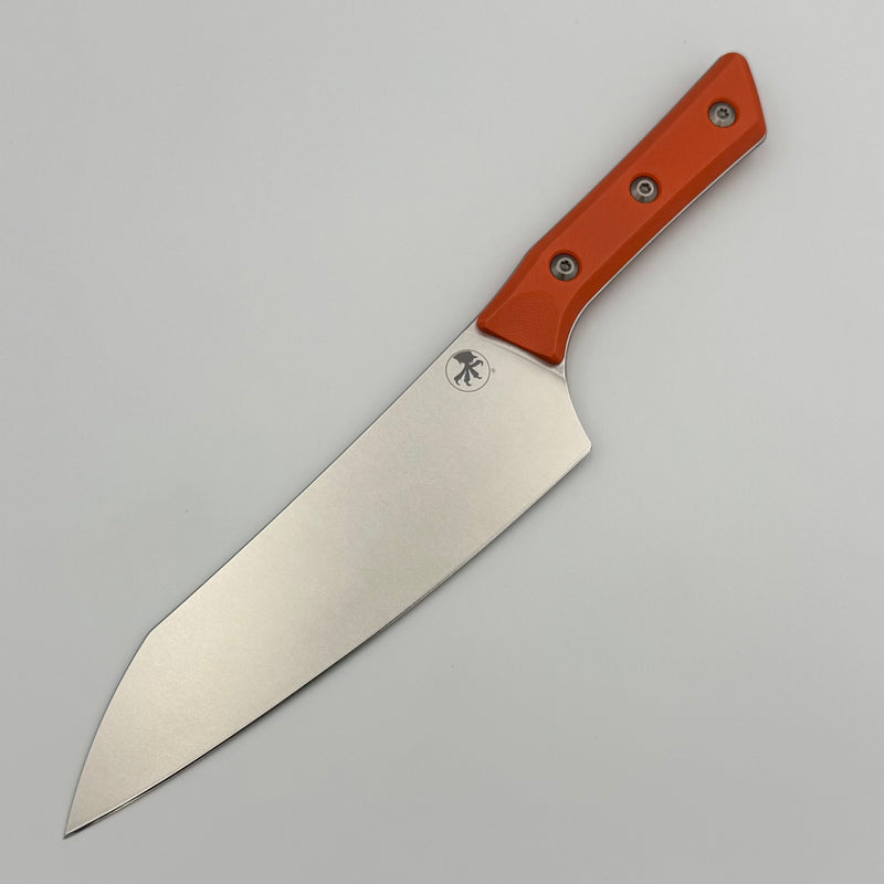Microtech Chef's Knife Ember G-10 Handle w/ Stonewash M390MK 3000-10EM