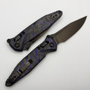 Marfione Select Microtech Socom Ram-Lok Purple Haze Carbon Fiber Handles & DLC M390MK NCB Exclusive 160RLS-1DLCTMS1