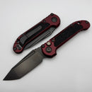 Microtech Knives LUDT Gen III DLC Tanto w/ Merlot Handle Signature Series 1136-1DLCTMRS