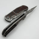 Mechforce Hellraiser Ti Handle w/ Lava Flow Carbon Fiber Inlays & Stonewash Vanax Superclean