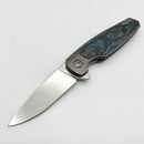 Holt Bladeworks Morpheus Private Reserve w/ Burnished Titanium/Artic Storm Fat Carbon Handles &  Stonewash M390